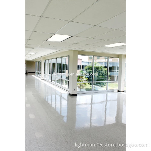 70W 2'x4' Commercial Lighting New Fixture Hanging Installed UL Panel LED